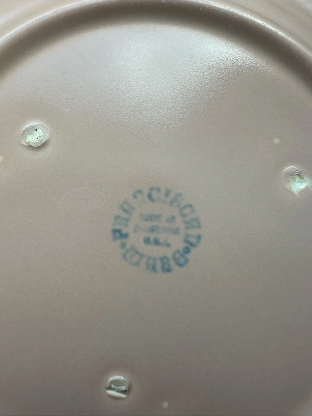 Pottery Barn like vintage Blush Pink Scalloped Dinner Plates - Set of 3